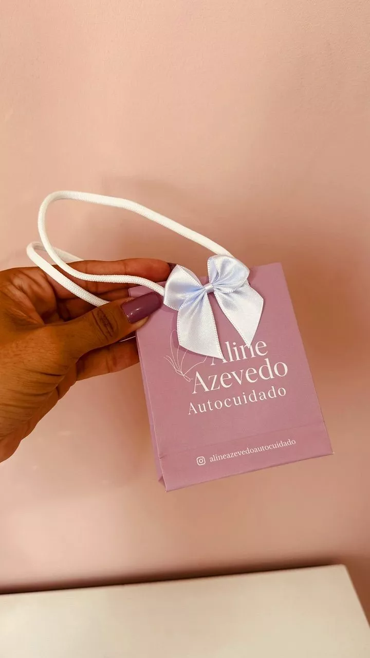 Sacola personalizada Aline Azevedo